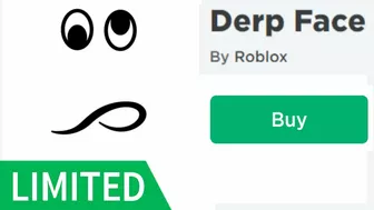 Roblox DELETED This RARE Limited!! (Derp Face)