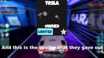 NEW TESLA SPOILERS IN ROBLOX JAILBREAK + NEW CODE