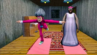 Granny Yoga Kar Rahi Hai Horror Funny Animation ???????? (Part-2) #granny #shorts