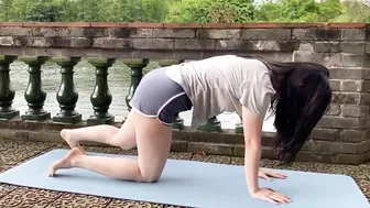 Spiritual Yoga and Stretching | Gymnastic Exercises in Oriental Park (part 1!)