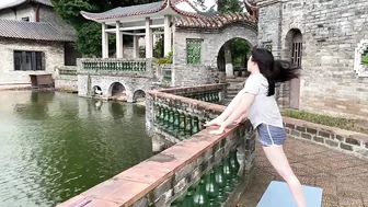 Spiritual Yoga and Stretching | Gymnastic Exercises in Oriental Park (part 1!)