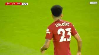 HIGHLIGHTS: Liverpool 1-1 Crystal Palace | Luis Diaz scores a screamer for ten-man Reds