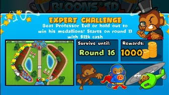 Bloons TD Battles -Professor Evil Challenge in BTD Battles | Week 33 #56