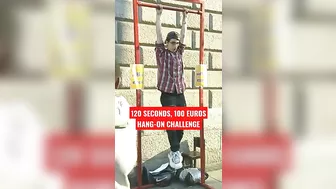 120 SECONDS, 100 EUROS | HANG-ON CHALLENGE | DUBLIN CITY