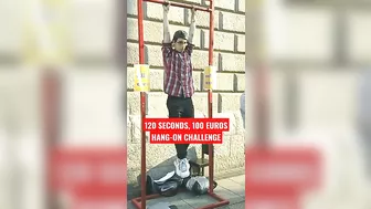 120 SECONDS, 100 EUROS | HANG-ON CHALLENGE | DUBLIN CITY