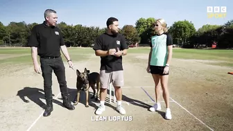 Cricketer vs dog in fielding challenge – who will win? | The Hundred