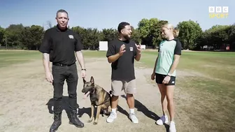 Cricketer vs dog in fielding challenge – who will win? | The Hundred