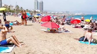 Beach Sant Sebastia, Barcelona beach walk/walking Spain best beaches