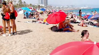 Beach Sant Sebastia, Barcelona beach walk/walking Spain best beaches