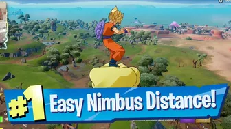 Travel distance riding a Nimbus Cloud (Easy Trick ~ Dragon Ball Quest) - Fortnite