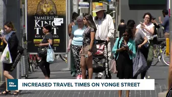 New data shows an increase in travel times along Yonge Street