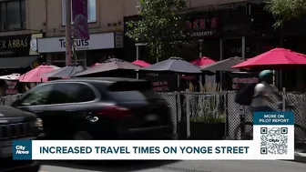 New data shows an increase in travel times along Yonge Street