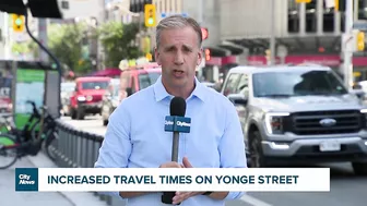 New data shows an increase in travel times along Yonge Street