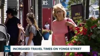 New data shows an increase in travel times along Yonge Street