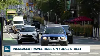 New data shows an increase in travel times along Yonge Street