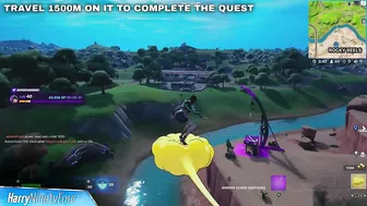 Travel Distance Riding a Nimbus Cloud - Fortnite (Dragon Ball Quests)