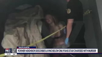 Former neighbor describes living below OnlyFans model charged with murder | FOX 7 Austin