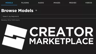 Roblox's Creator Marketplace Update