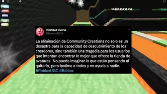 Roblox HA ELIMINADO ESTO Y no le gusto NADA a la COMUNIDAD...????