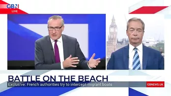 Farage on exclusive footage of migrant beach launches | 'It's impossible to police those beaches'