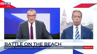 Farage on exclusive footage of migrant beach launches | 'It's impossible to police those beaches'