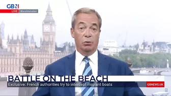 Farage on exclusive footage of migrant beach launches | 'It's impossible to police those beaches'