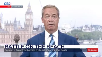 Farage on exclusive footage of migrant beach launches | 'It's impossible to police those beaches'