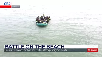 Farage on exclusive footage of migrant beach launches | 'It's impossible to police those beaches'