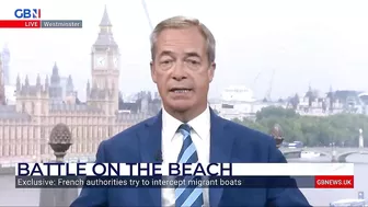 Farage on exclusive footage of migrant beach launches | 'It's impossible to police those beaches'