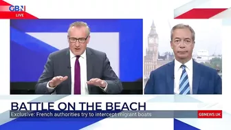 Farage on exclusive footage of migrant beach launches | 'It's impossible to police those beaches'