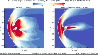 CANNIBAL C.M.E. Blast From OUR Sun / Aurora Forecast Models / Kp 6!!