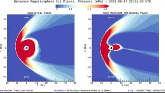 CANNIBAL C.M.E. Blast From OUR Sun / Aurora Forecast Models / Kp 6!!