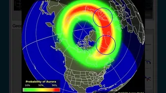 CANNIBAL C.M.E. Blast From OUR Sun / Aurora Forecast Models / Kp 6!!