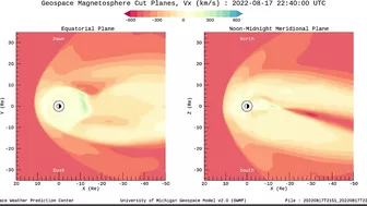 CANNIBAL C.M.E. Blast From OUR Sun / Aurora Forecast Models / Kp 6!!