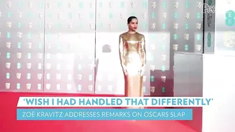 Zoë Kravitz Addresses Her Remark About Will Smith's Oscars Slap | PEOPLE