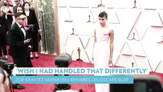 Zoë Kravitz Addresses Her Remark About Will Smith's Oscars Slap | PEOPLE