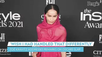 Zoë Kravitz Addresses Her Remark About Will Smith's Oscars Slap | PEOPLE