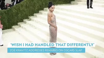 Zoë Kravitz Addresses Her Remark About Will Smith's Oscars Slap | PEOPLE