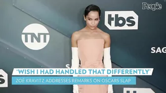 Zoë Kravitz Addresses Her Remark About Will Smith's Oscars Slap | PEOPLE