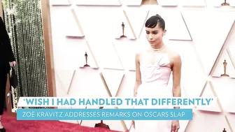 Zoë Kravitz Addresses Her Remark About Will Smith's Oscars Slap | PEOPLE