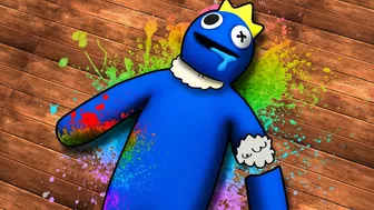 BLUE DEATH in Roblox Rainbow Friends