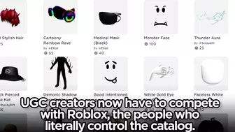 Roblox REMOVED the UGC Catalog