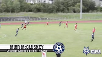 GOALS: Greenock Juniors 0-3 Thorn Athletic - South of Scotland Challenge Cup - 19/08/22