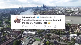 Andrew Tate BANNED From Instagram & Facebook