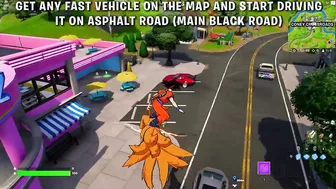 Travel distance in a vehicle on asphalt - Dragon Ball Quests Fortnite