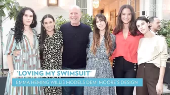 Emma Heming Willis Models Swimsuit Designed by Husband Bruce Willis' Ex-Wife Demi Moore | PEOPLE