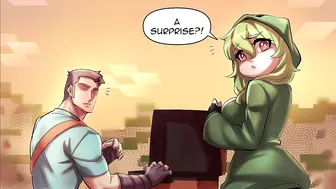 MINECRAFT ANIME: Creeper Makes Friends ???? [ENGLISH]