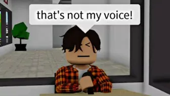 When you hear your own voice (meme) ROBLOX