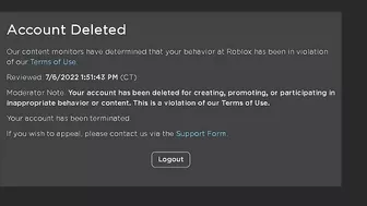 Roblox is BANNING Players Again...