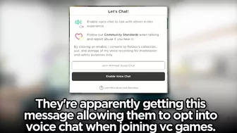 Roblox Giving out VOICE CHAT?